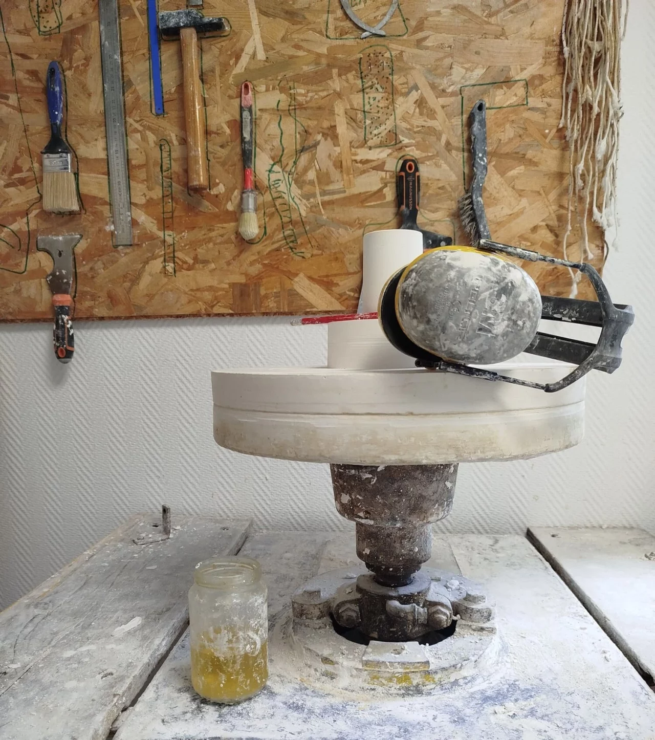 atelier plâtre tour à plâtre